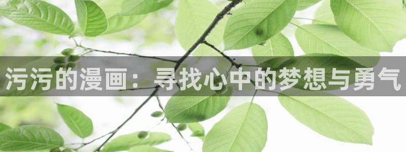 汗汗漫画www：污污的漫画：寻找心中的梦想与勇气